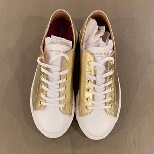 Air & Grace gold sneakers (size 8)